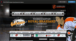 Desktop Screenshot of hockeyroyalbrassard.ca